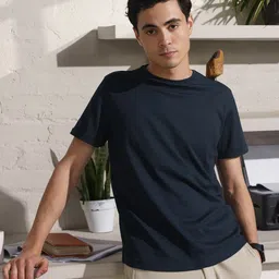 DAMENSCH Constant All-Degree Crew Neck Pique T-Shirt-picture-15