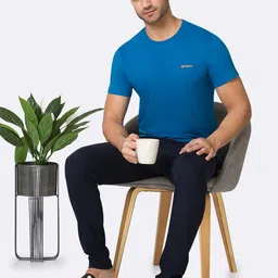 van heusen innerwear Van Heusen Solid Crew Neck Short Sleeve T-Shirt image 2