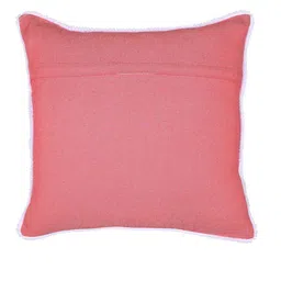 Saral Home Rust & White Set of 2 Geometric Square Cushion Covers image 3