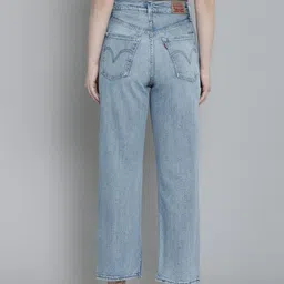 Levis Women Bootcut Mildly Distressed Heavy Fade Cropped Stretchable Jeans image 3