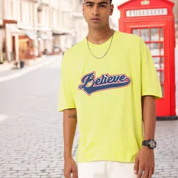 Kook N Keech Urban Cool Embroidered Typography Relaxed Fit T-shirt-picture-14