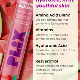 PLIX THE PLANT FIX Set Of 2 Collagen Builder Tablets - 15 Tablets Each & Night Cream - 50g image 5