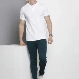 The Indian Garage Co Men Regular Fit Chinos Trousers image 4