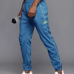 HRX by Hrithik Roshan Men Solid Rapid-Dry Antimicrobial Training Joggers Track Pants image 1
