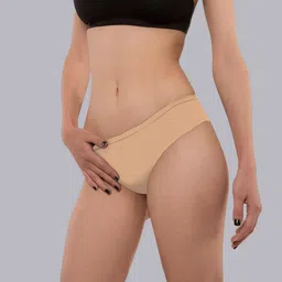 Heelium Pack Of 2 Odour-Free Mid-Rise Hipster Briefs P2-W-Brief-BGEMRN-M image 2