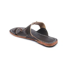 Korakari Elegant - Five Braids Kolhapuris Dark Brown image 3