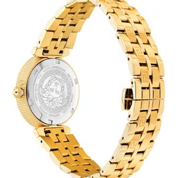 Versace Women Brass Dial & Stainless Steel Straps Analogue Watch VEOCA0524 image 3