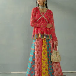 Shae by SASSAFRAS Printed Ready to Wear Lehenga & image 1