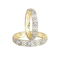 Estele Womens Gehena Classic Elegant Bangles (2.4) image 2