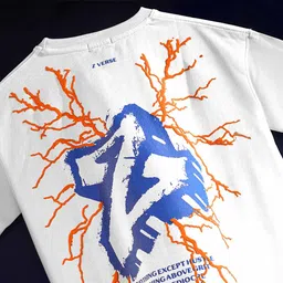 MuscleBlaze Z Verse Oversized Solid T-Shirt, Medium White-picture-12