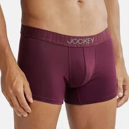 Jockey Men Maroon Pure Cotton Solid Trunk IC32-0105-WinTG image 4