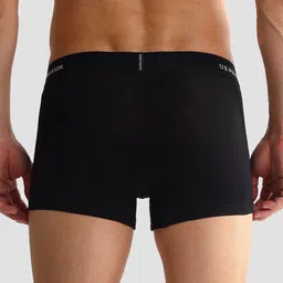 U.S. Polo Assn. Pack Of 2 Men Solid Details Mid Rise Shorts Trunks  OET11-ZG0-P2 image 4