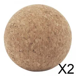 calandis CALANDIS® 2xCork Massage Ball Portable Tool Equipment Yoga Ball for Sports Training Home 8 cm | Exercise Balls | Fitness Equipment & Gear image 2