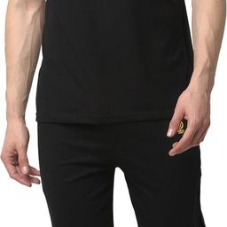 mack jonney Men Top & Pyjama Set Black Solid-picture-6