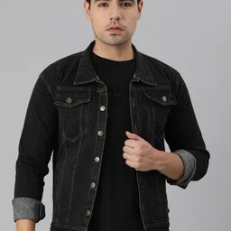 voxati Men Solid Denim Jacket-picture-30