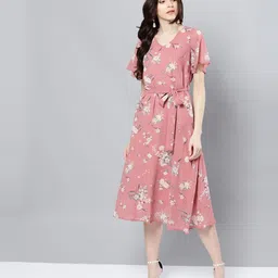 harpa Women Maxi Pink Midi/Calf Length Dress image 1