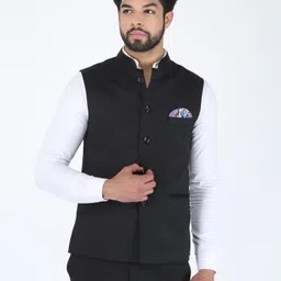 amogue Solid Men Waistcoat-picture-15