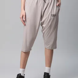 mack jonney Women Grey Capri-picture-28