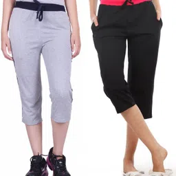 feelblue Solid Women Three Fourths-picture-32