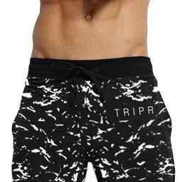 tripr Printed Men Black Regular Shorts-picture-13