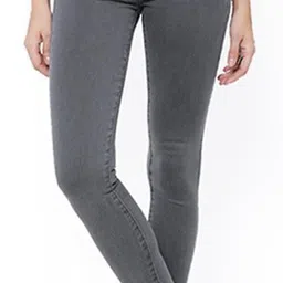 tyffyn Women Slim High Rise Grey Jeans-picture-26