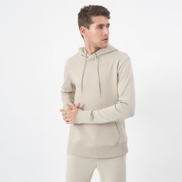 domyos Men Gym Hoodie Sweatshirt 500 Essentials – Soft, Stretchable, Warm – Beige-picture-25