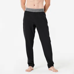 domyos Men Dynamic Yoga Woven Bottoms - Black-picture-27