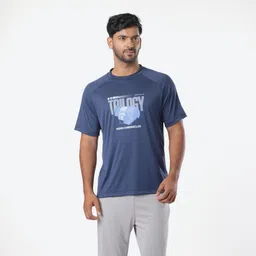 flx Men's Cricket T-shirt Round Neck CT500 Blue-picture-29