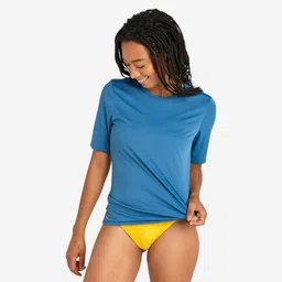 Women' Short-Sleeved UV Protection T-Shirt - Malo Blue-image-73