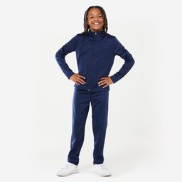domyos Kids' Synthetic Breathable Tracksuit Gym'Y - Navy Blue-picture-11