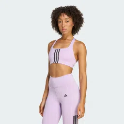adidas Powerimpact Training Medium-Support 3-Stripes Bra image 1