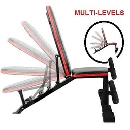 Bodyfit New Bench for Home Gym | Multi Adjustable Positions | Complete Body Workout Weight Training Bench | Soft Foam Padding | Incline/Decline Bench Press | Tough Steel Bench Supports 500kg Weight. image 2