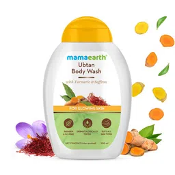 Mamaearth Unisex Ubtan Body Wash With Turmeric & Saffron for Glowing Skin  300 ml image 3