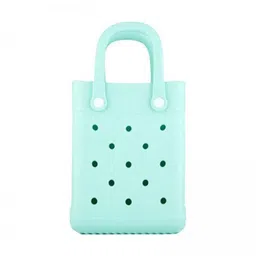 2xBeach Tote Bag Summer Waterproof Open Tote Bag for Women Lightweight Handbag Light Green Clothing, Shoes & Accessories Womens Handbags & Bags image 1