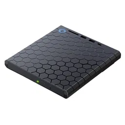 RuhZa USB 3.0 Type C External CD DVD RW Drive 8MB DVD Writer Black Plastic Disc Super Drive Drive Player USB3.0 HUB Portable CD DVD Burner TF Reader for PC Laptop Tablet. image 1