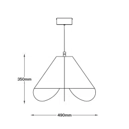 rippl lightings ORONYO Vasanta Handcrafted Pendant Lamp with Bulb (E27 Holder) image 2