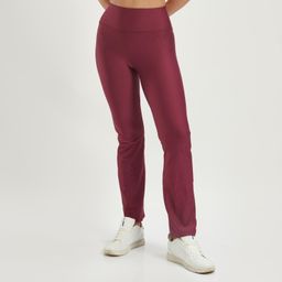 domyos Women Gym Leggings Flare Pants - Maroon-picture-4