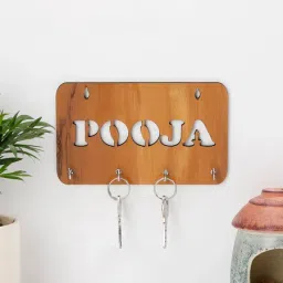 Personalized Wooden Key Holder image 1