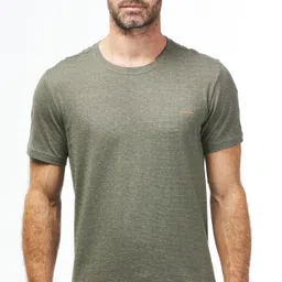 Men Half Sleeve Seamless Comfort T-Shirt Khaki - NH550-image-24