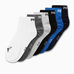 puma Quarter Plain Socks Pack of 6 image 3