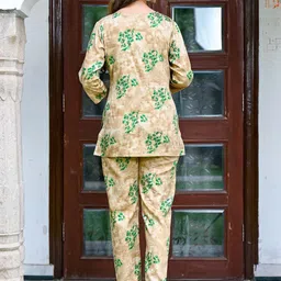 MissKurti Screen Printed Pure Cotton Top & Palazzos image 4