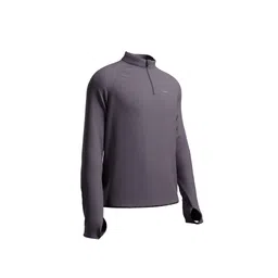 Kiprun Run 100 Men's Warm and Breathable Half-Zip Long-Sleeved T-shirt - Purple-image-82