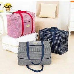 original mart Travel Big Size Foldable Luggage Bag Clothes Storage Carry-On Duffle Bag image 3