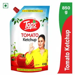 TOPS Tomato Ketchup Spout -850 gm Spout | Made with the goodness of juicy hand-picked tomatoes| No Added Colour & Flavour image 2