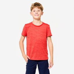 domyos Kids' Synthetic Breathable T-Shirt S500 - Red-picture-47