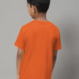 Friskers Boys Typography Printed V-Neck Cotton Slim Fit T-shirt image 5
