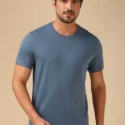 van heusen innerwear Van Heusen Men Solid s Round Neck T-shirt-picture-1