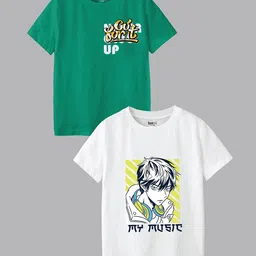 BAESD Boys 2 Printed Pockets T-shirt image 1