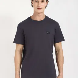 Calvin Klein Jeans Men Solid Round Neck Cotton T-shirt-picture-58