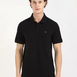 Calvin Klein Jeans Men SS PIQUE Solid Polo Collar Cotton T-shirt-picture-29